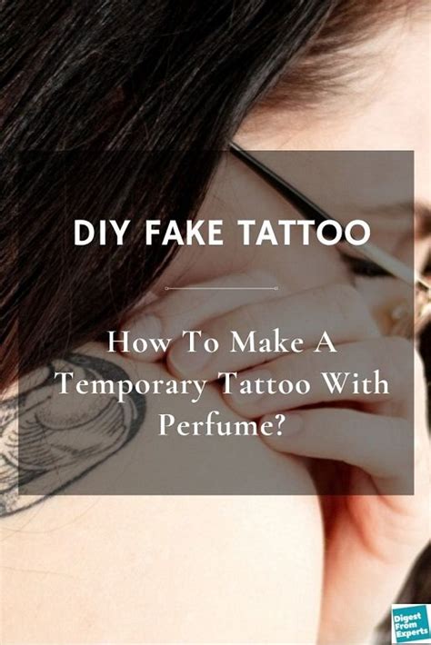 how to fake a tattoo with paper and perfume|make your own tattoo using paper.